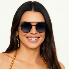 BUHO PARIS - Gafas de Sol Redondas para Mujer Filtro Uv Solar