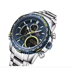 NAVIFORCE - Reloj Nf9182 Hombre Cuarzo Negro Hebilla