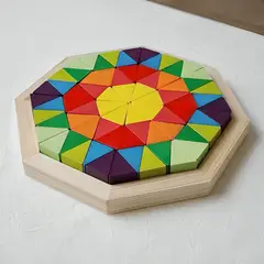 GENERICO - Rompecabezas Mandala de Madera