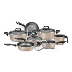 MTA - BATERIA DE COCINA MADRI 7 PIEZAS MARCA CHAMPÁGNE