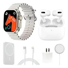 SHUNGA - Combo Reloj Smartwatch X8 Ultra + Audifonos In Ear + Power Bank