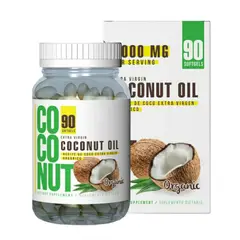 HEALTHY AMERICA - ACEITE DE COCO 3000MG X 90 CAPSULAS BLANDAS