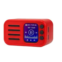 GENERICO - Radio Parlante Con Pantalla Digital Táctil Notificación App