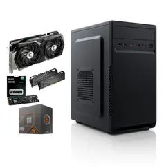 AMD - Pc Torre Gamer Ryzen 5 9600x 32gb 512 Ssd Rtx 3060 12gb Gama alta