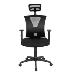 GENERICO - Silla Oficina Shanghai con Apoyo Lumbar Brazos Ajustables en Altura