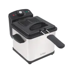 HUKEN - Freidora De Aceite Flash-Fry 1.5 L Acero Hukën