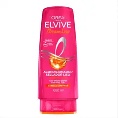 LOREAL PARIS - Acondicionador Sellador Liso Loreal Elvive Dream Liso 370ML