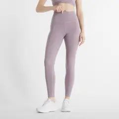 NEW BALANCE - Legging Marca Harmony Pocket Original Lila Mujer