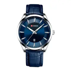 CURREN - Reloj Análogo Original KREc7503- 8365 Acero Color Azul para Hombre