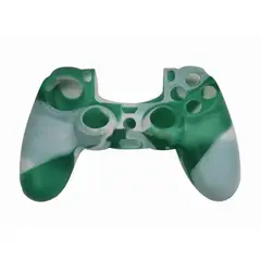 GENERICO - FUNDA FORRO PROTECTOR CONTROL MANDO PS4 VETAS VERDEBLANCO