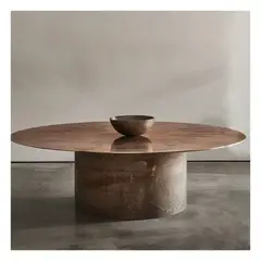 22 GRADOS DECORACION - Mesa de Centro Cobre diametro 90cm