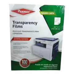 GENERICO - Acetato Fotocopiadora 100 Laminas X12 Paquetes