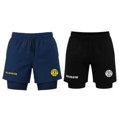 RIPPLE FT - Pack x2 Pantalonetas Gold´s Gym Hombre Con Licra Corta