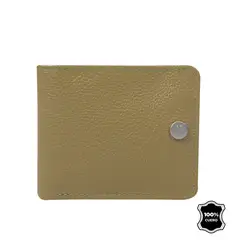 TOTTO - Billetera de Cuero Tooine Amarilla pequeña