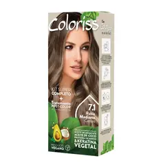 COLORISS - Tinte Capilar Kit No. 7.1 50 Gr
