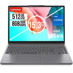 LENOVO - PORTATIL SLIM INTEL CORE I7 13620H SSD 512GB RAM 8GB DDR5 15,3 WUXGA