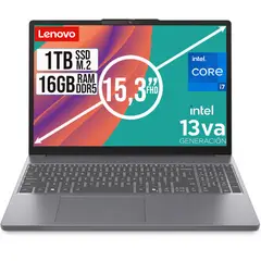 LENOVO - PORTATIL SLIM INTEL CORE I7 13620H SSD 1TB RAM 16GB DDR5 15,3 WUXGA