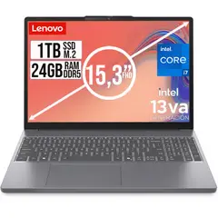 LENOVO - PORTATIL SLIM INTEL CORE I7 13620H SSD 1TB RAM 24GB DDR5 15,3 WUXGA