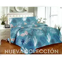 CASA LUNA - Juego De Sabanas Cama Doble 21cm - TROPAZUL