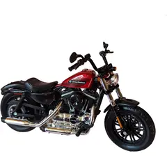 MAISTO - Moto Coleccionable Harley-davidson Roja 1:18 Serie 39