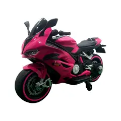 BEBESUNITA - Moto Recargable Niños 3-12 Años Acelradr Manbrio Llanta Goma