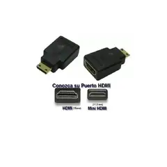 GENERICO - Adaptador Convertidor Mini Hdmi Macho A Hdmi Hembra