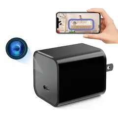 AWEI - Camara De Seguridad Adaptador Espia Wifi 1080p