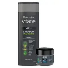 RECAMIER - Kit Vitane Shampoo Men 400 ml + Gel 110g Gratis
