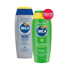 TANGA - Bloqueador SPF 100 130 ml + Gel 130 g
