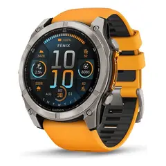 GARMIN - Fenix 8 Zafiro Titanio 51mm – Smartwatch Deportivo