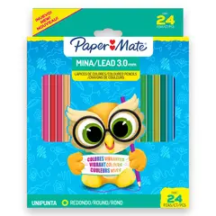 PAPER MATE - Colores Multicolor 24 Piezas 3.00mm