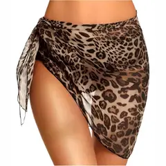 RAINBOW MODA - Salida Playa Pareo Salidas de Baño Amarrar Mujer Corto Multiusos