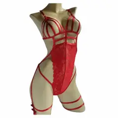 RAINBOW MODA - Lenceria Sexy Mujer Body Encaje Erotico