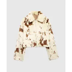 VANN - Chaqueta Animal Print Para Mujer