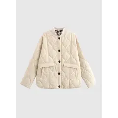 VANN - Cazadora Animal Print Para Mujer Marfil