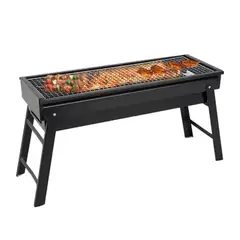 TRIPLE CLEAN - Parrillera Asador Portátil Plegable BBQ