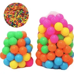 GENERICO - Pelotas De Plástico Para Piscina 100 Unidades Multicolor