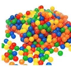 GENERICO - Bulto de 500 Pelotas para Piscina Multicolor