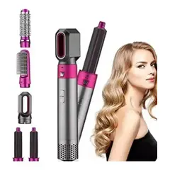 GENERICO - Set Moldeador Secador Cepillo 5 En 1 Eléctrico Accesorios