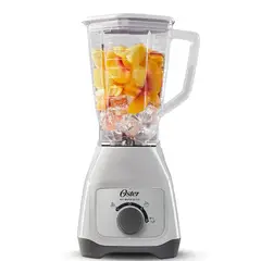 OSTER - Licuadora 1.25 Litros Vaso Plástico 800 W Blanco