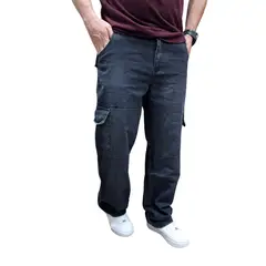 RAMBED - JEANS CARGO OVERSIZE HOMBRE