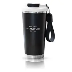 INNOVA - Termo Vaso Acero Inoxidable 532 Ml Frío Calor Coffee Negro