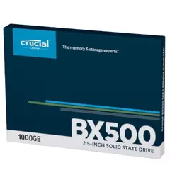 CRUCIAL - Unidad SSD 1TB BX500 3D NAND SATA 3 2.5” para PC y Laptop