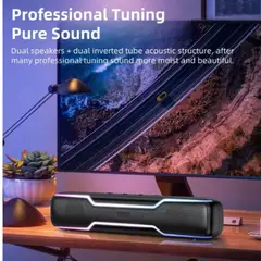 GENERICO - Barra De Sonido Bluetooth Con Luces LED Y Sonido Envolvente