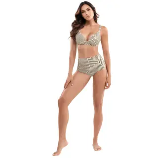 CHAMELA - Vestido De Baño Panty Talle Alto Reversible Estampado 44995