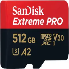 SANDISK - Micro SD 512 GB Extreme Pro