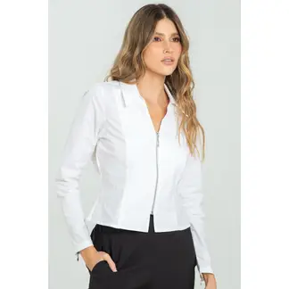 RAGGED - Camisa frenchy cierres Blanco Ragged.