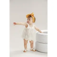 BABY SAMUU - Conjunto blusa y short Frescura Ligera Lisa