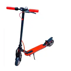 INFANTILES CAJUROMIX - Patineta Rojo Eléctrica Portátil Con Amortiguador Frontal