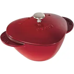 STAUB - Olla Cocotte Corazón Cereza en Hierro Fundido -